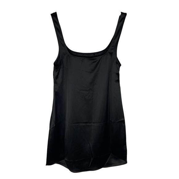 Rumored Monaco Satin Mini Dress Sleeveless Sexy Party Minimalist Chic Black Sz S - Picture 4 of 11